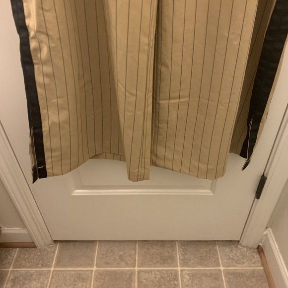 La Ligne Women's Plus Size 1X Trousers Wide Leg Hi Rise Pants Khaki Black - Picture 5 of 10